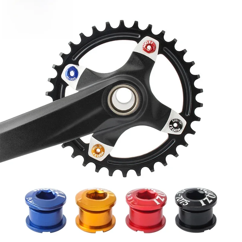 AliExpress MUQZI 5pcs MTB Chainring Screw Single Double Chainwheel Fixing Bolt Mountain Road Bike Crankset