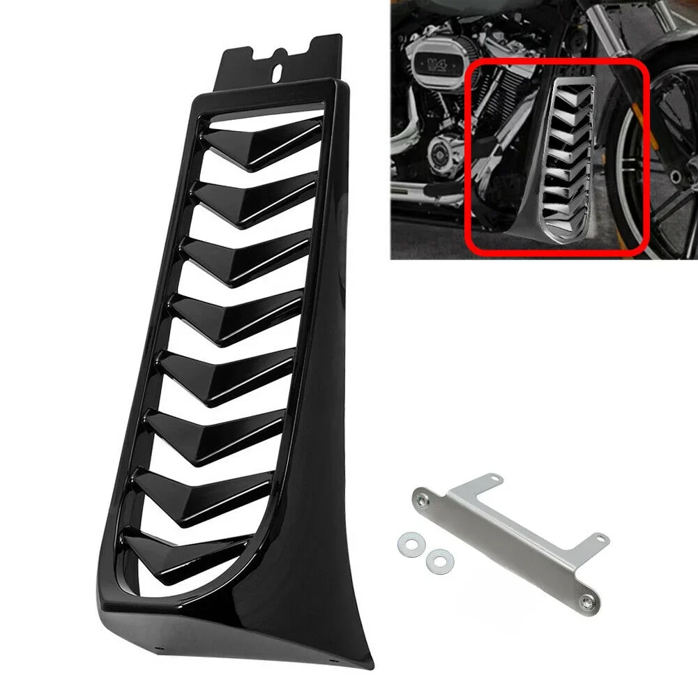 Motorrad Glänzend Schwarz Front Kinn Spoiler Untere Kühler Abdeckung Für Harley Softail Street Bob Breakout Fat Bob 2018-2023 2022