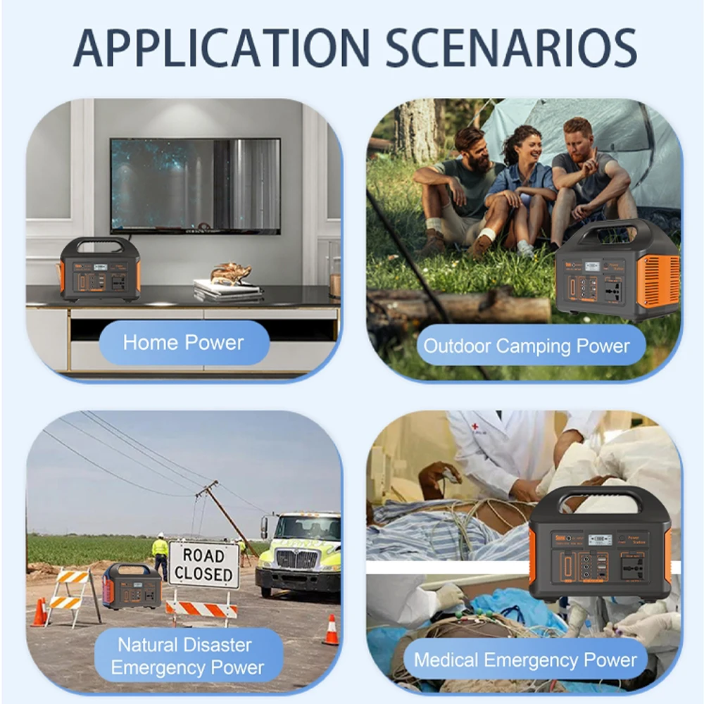 Gaiaray 300 واط محطة طاقة محمولة التيار المتناوب 110 فولت مولد الطاقة الشمسية التخييم LiFePO4 بطارية 256Wh UPS موجة جيبية نقية للمنزل RV في الهواء الطلق #6