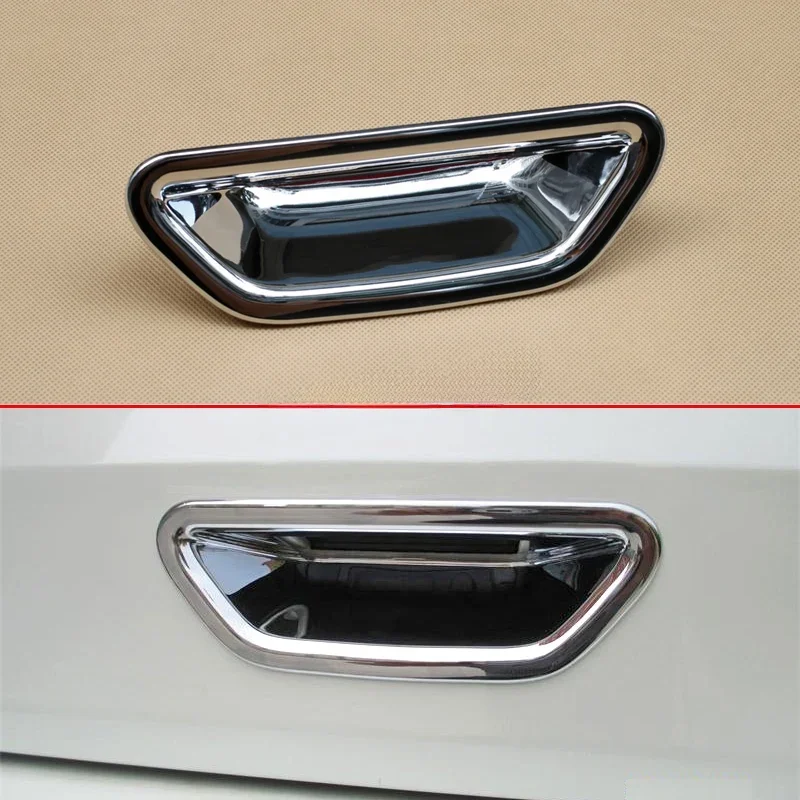 Glossy Chrome Trunk Door Handle Cover Sticker For Nissan X-Trail T32 Rogue 2014 2015 2016-2022 Exterior Decoration