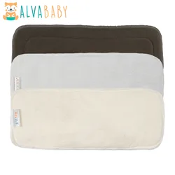 (2 pcs/lot) ALVABABY Diaper Insert Reusable Baby Cloth Diaper Insert Microfiber Insert Bamboo Insert Charcoal Insert Absorbent