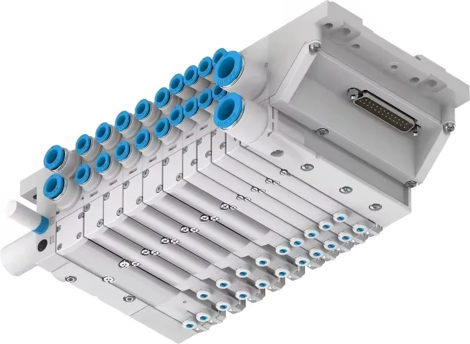 VTUG-10-VRPT-B1T-Q10B-UB-QH6SU-16K+TTSC Pneumatic Valve Terminal Compact & Reliable Manifold Unit
