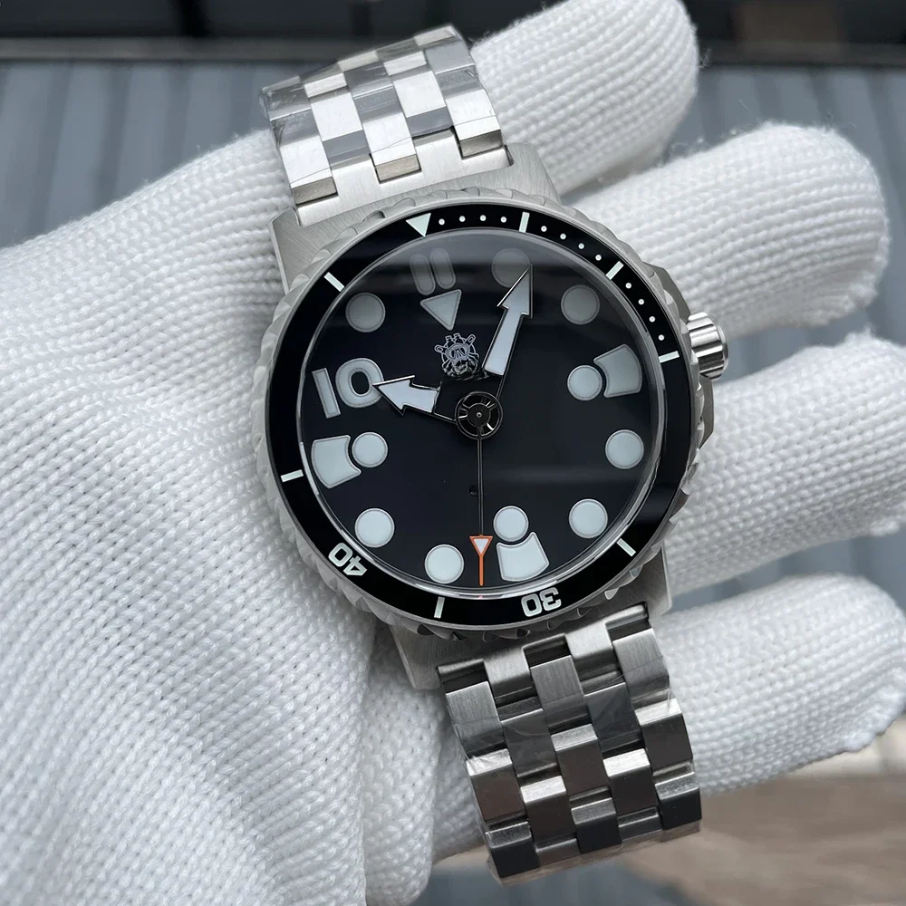Steel dive neu in sd1982 bgw9 blau leuchtend 46,5mm groß 25000m wasserdicht Saphirglas Keramik