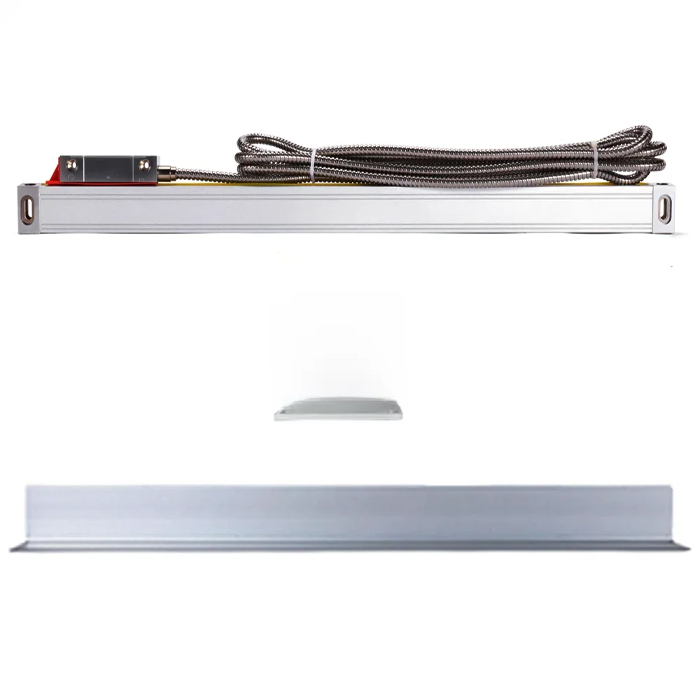 Linear Scale Linear Optical Ruler 5U 5V TTL DB9 Dimensions YHSINO 50 100 150 200 250 300 350 400 450 for Lathe Mill CNC Machines