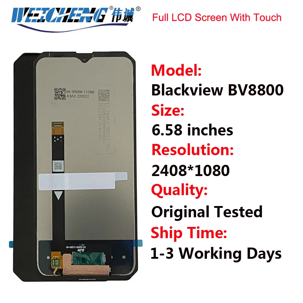 Original For Blackview BV8800 LCD Display With Touch Digitizer Sensor Panel Mobile Phone LCD BV8800 Blackview BV8800 Screen