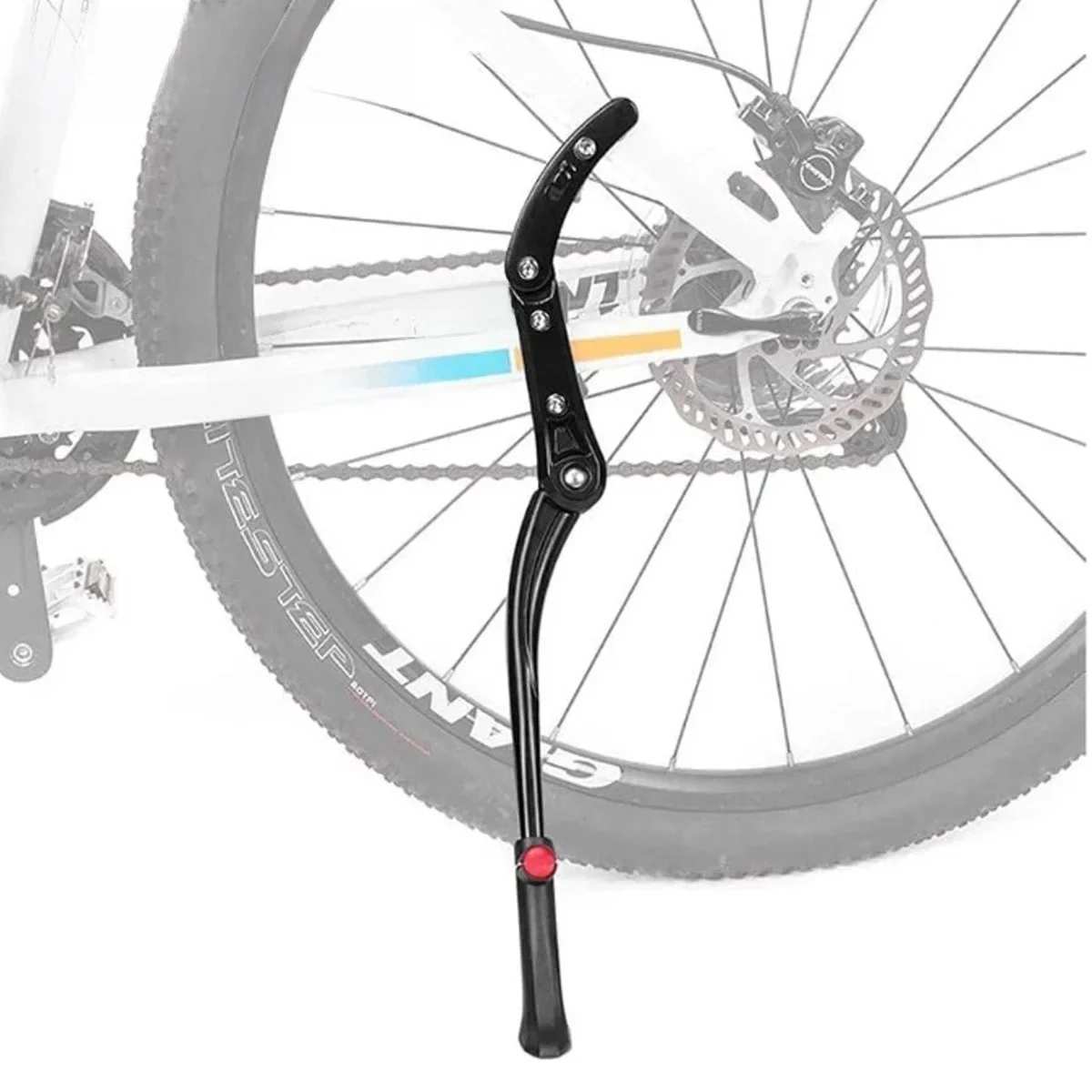 AliExpress pinmoap 1pc Bicycle Stand Adjustable Rear Mounted Aluminum Alloy Bicycle Stand Suitable For 24 Inch 26 Inch 28 Inch Adult Mountain Bikes