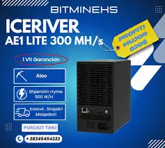 AY AdorávelIceRiver ALEO AE1 Lite - 300 MH/s – ICERIVER