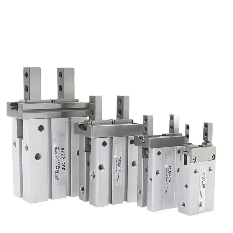 Hot Sales Type MHZ2-MHZL2-10D-16D-20D-25D-32D-40D MHZ Series Angular Finger Single Double Acting Air Pneumatic Gripper