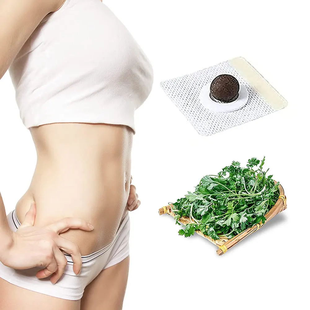 30pcs Mugwort Belly Patches Fat Burning Slimming Body Shape Stickers Women Natural Wormwood Essence Fast Slimming Detox Patch