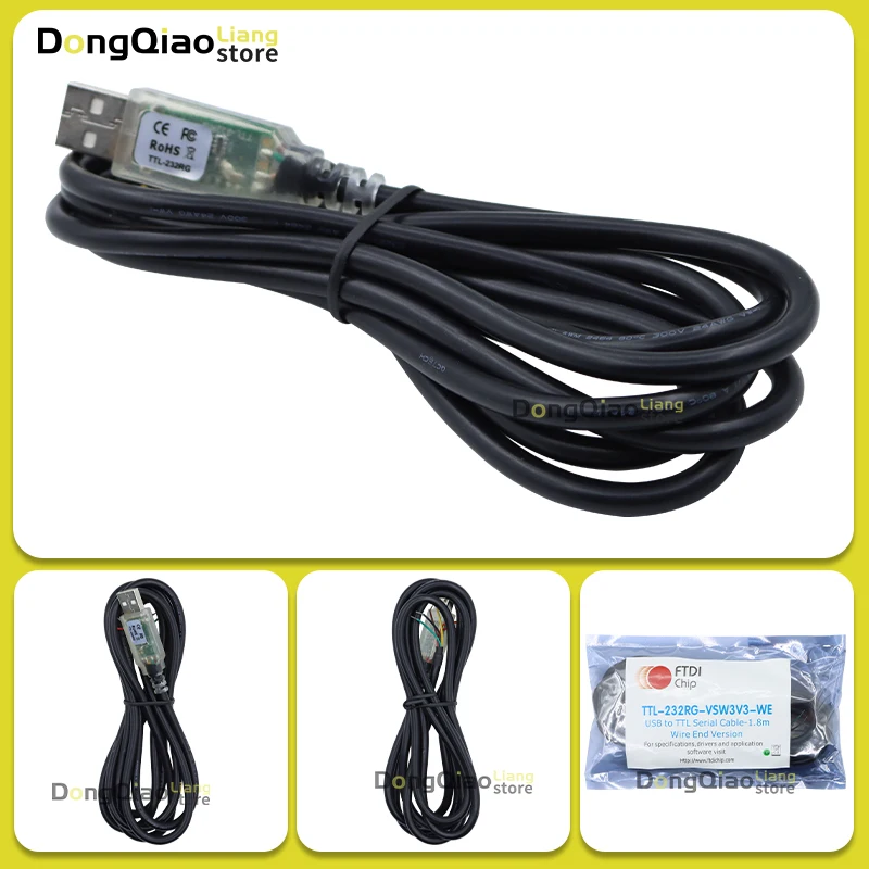 Fro FTDI Genuine Stock TTL-232RG-VSW3V3-WE TTL-level UART signal +3.3V/50mA