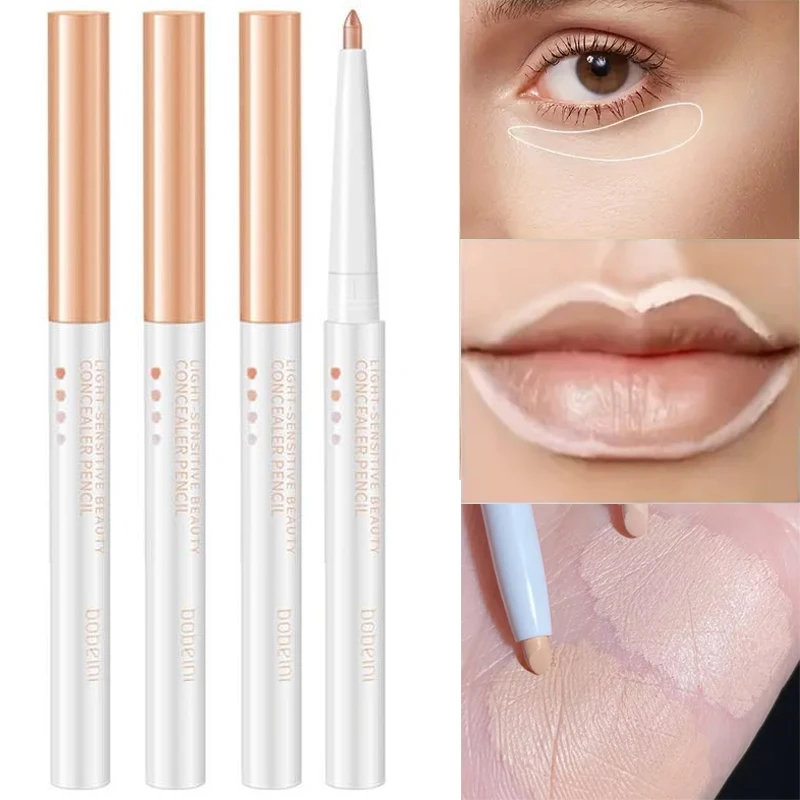 Lápiz corrector de cejas y labios hidratante, cobertura completa, resistente al agua, corrector de cicatrices de acné facial