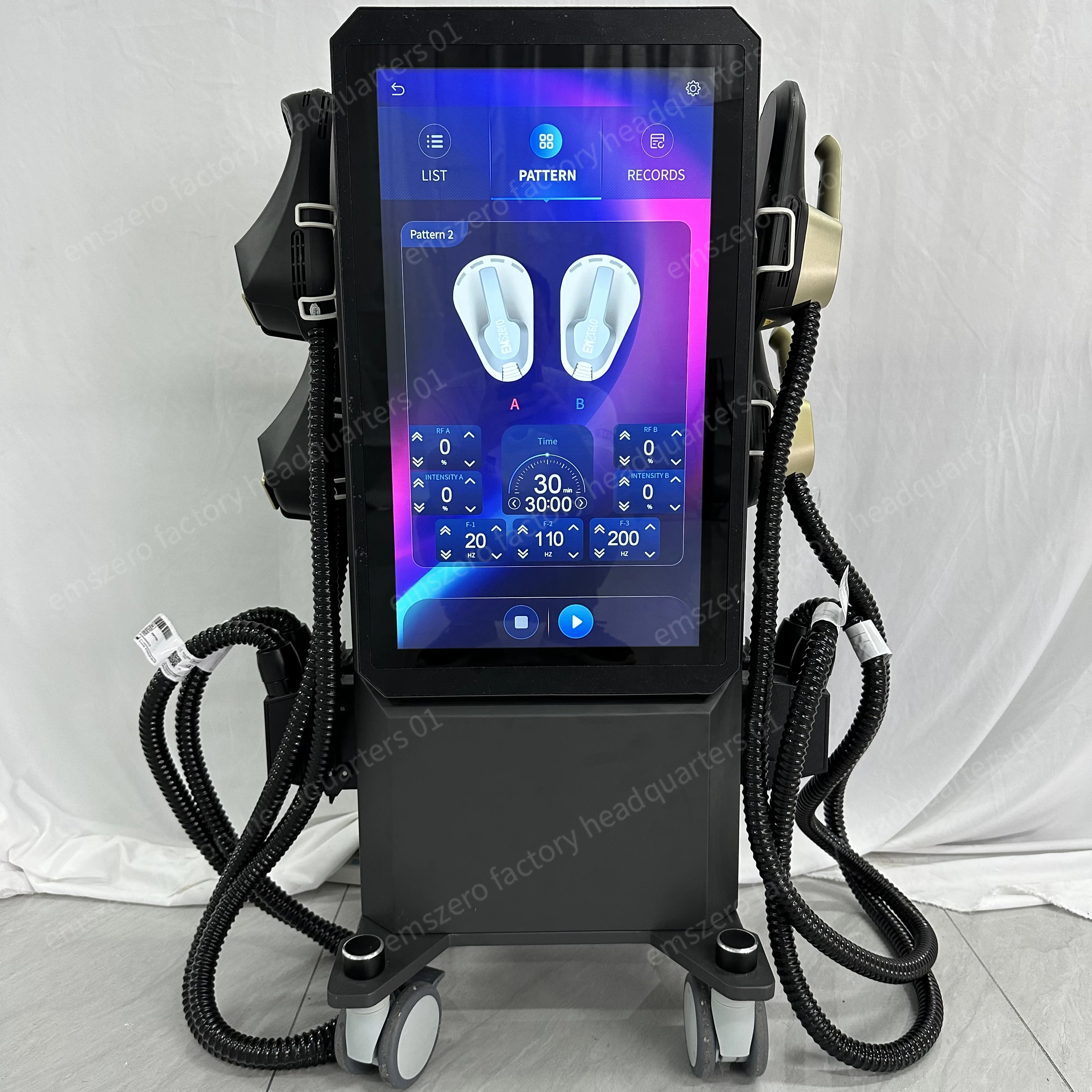 EMSzero RF EMS Body Sculpt Machine 15 Tesla Electromagnetic Sculpting Slimming Fat Stimulation Muscle Stimulation Machine