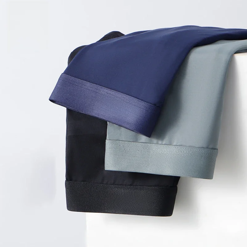 MiiOW 3Pcs Sommer Dünne Eis Seide Männer Boxershorts Graphene Antibakterielle Mann Unterwäsche Atmungs Kühlen männer Höschen Boxershorts
