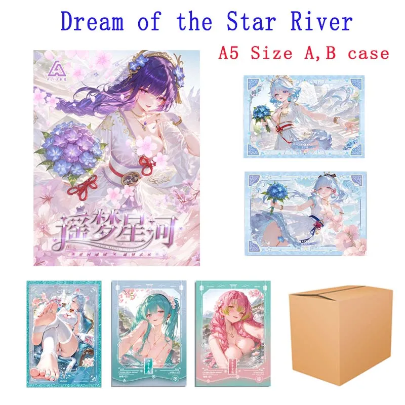 

ALIU Card Club Оптовая продажа Goddess Story Collection A5 Mei Card Booster Box Wave1 Dream Of The Star River Kids Игра в карты