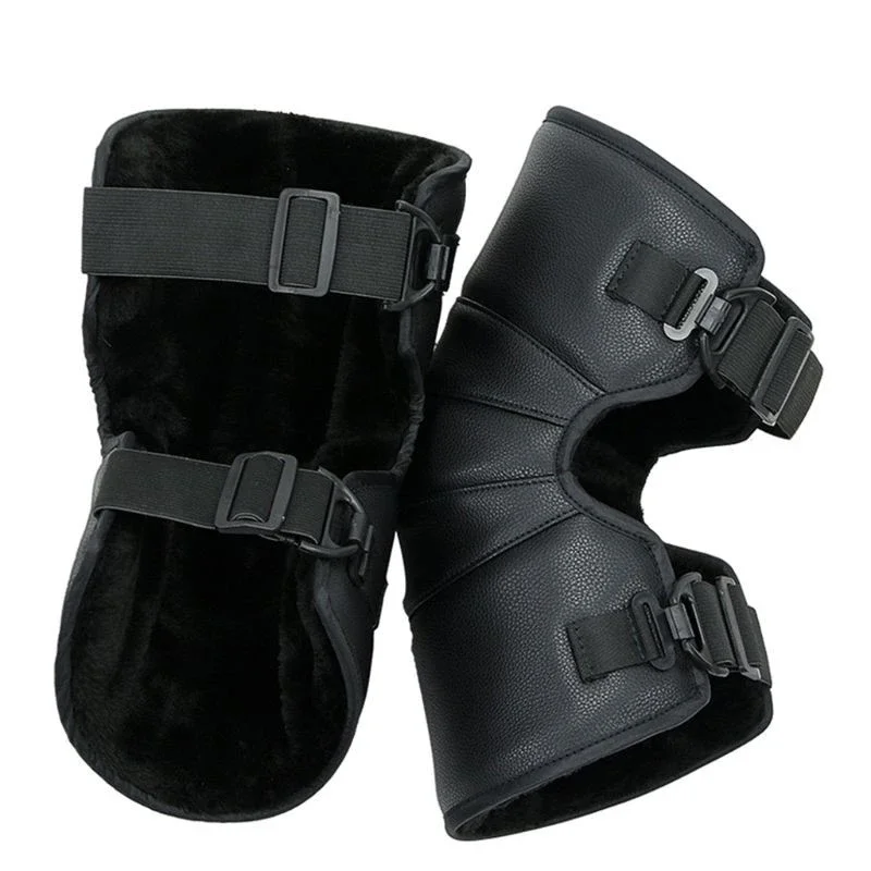 AliExpress RPXBGUCKARHG Motorcycle Protective Kneepad Motorbike Riding Knee Pads PU Leather Motocross Knee Protector Brace Guard Cycling Universal 2PCS