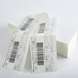 8x500pcs Thermal Paper 4x6 Shipping Label Sticker Fanfold Thermal Printer Adhesive Label 100x150mm USPS Shipping Labels