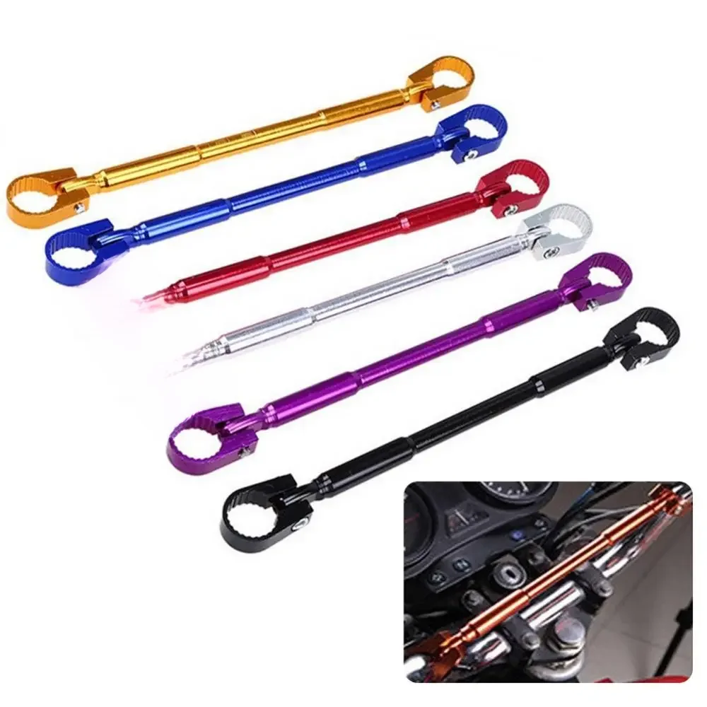 Attelle de guidon de moto en alliage d'aluminium, barre transversale réglable, barre de poignée modifiée, pince de guidon, croix de faisceau d'équilibre, 22mm