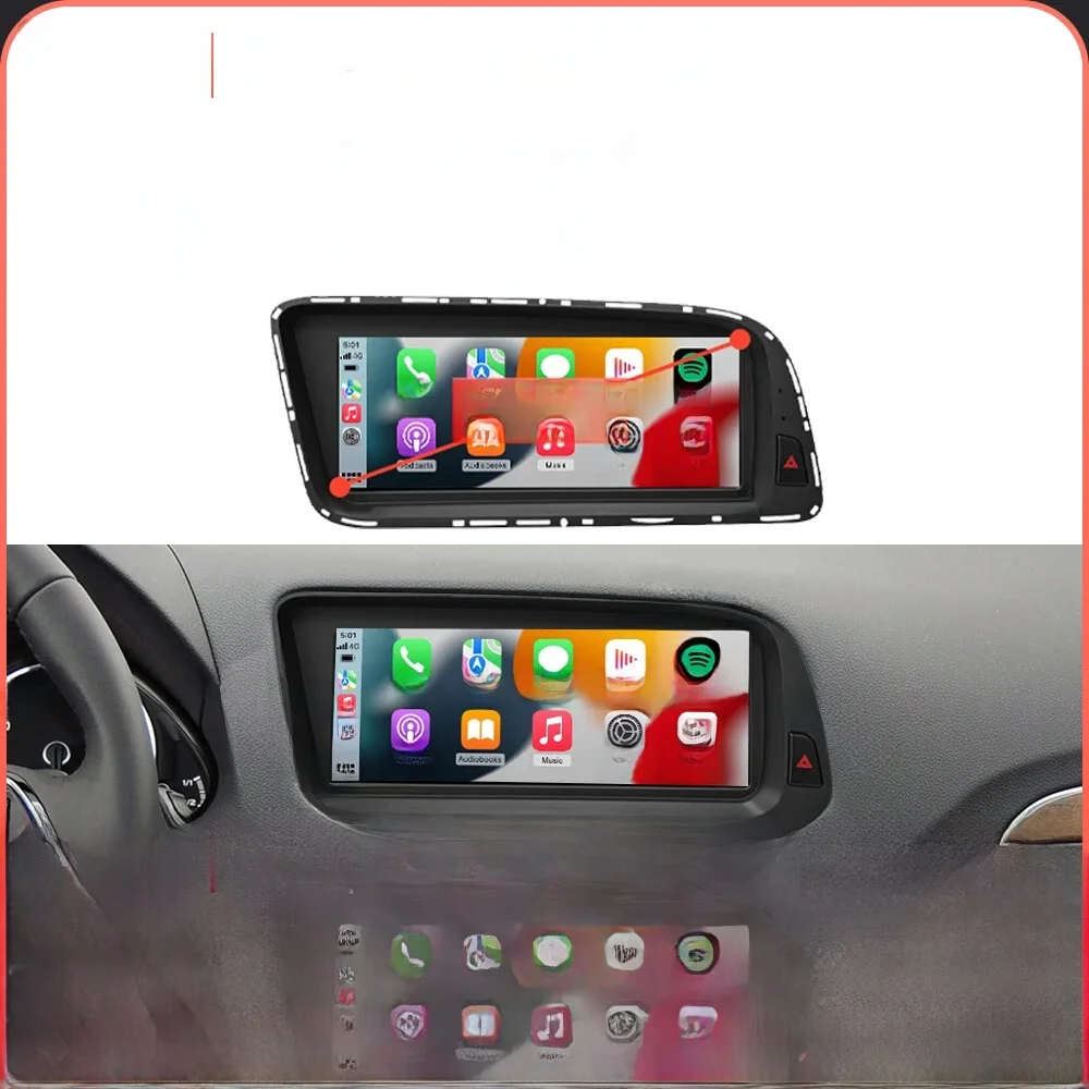 1920*720 RoadTop Linux Touchscreen Multimedia Display Voor Audi Q5 2009-2017 Met Draadloze CarPlay Android Auto Airplay Autolink - afbeelding 2