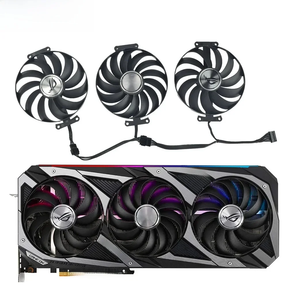 Wentylator karty graficznej 95MM CF1010U12S zamiennik dla ASUS ROG STRIX RTX 3070 3080 Ti 3090 GAMING GPU Cooler RX 6700 XT/6800 — zdjęcie 2