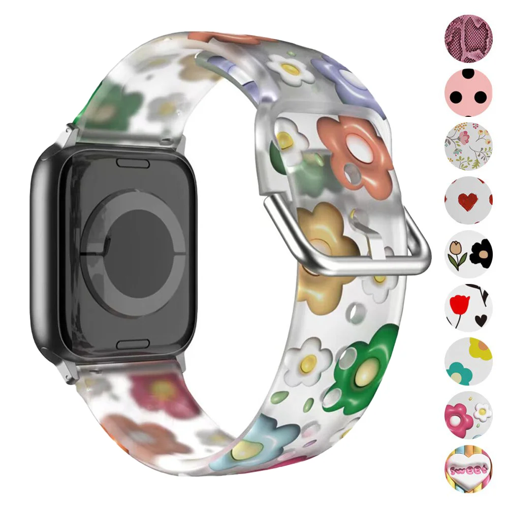 Cinturino stampato per Apple watch ultra Band 49mm 44mm 40mm 45mm 38mm 41mm accessori correa bracciale iWatch series 8 7 6 5 4 3 SE