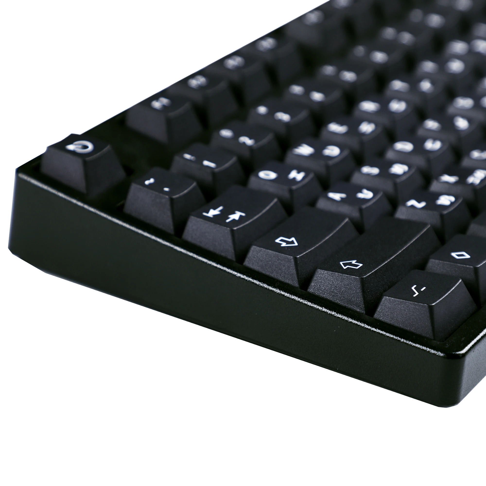 Minimalist Mars Cherry Profile Black Dye Sub Mac Keycaps PBT  Key caps For TKL 61 64 68 75 87 96 104 108 Keychron MX Keyboard