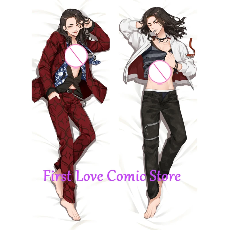 Dakimakura Anime Pillow Case Keisuke Baji Pillow Cover Halloween Christmas Decoration 2023