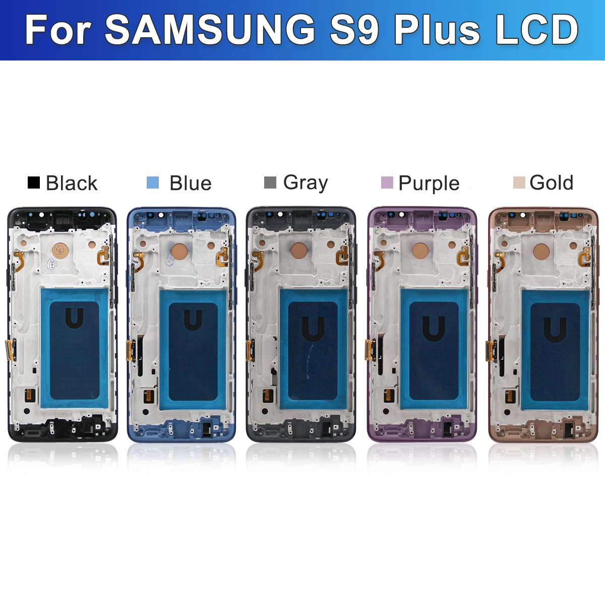 TFT Quality S9 LCD With Frame for SAMSUNG S9 G960 G960F Display S9 Plus G965 G965F LCD Touch Screen Digitizer Replacement