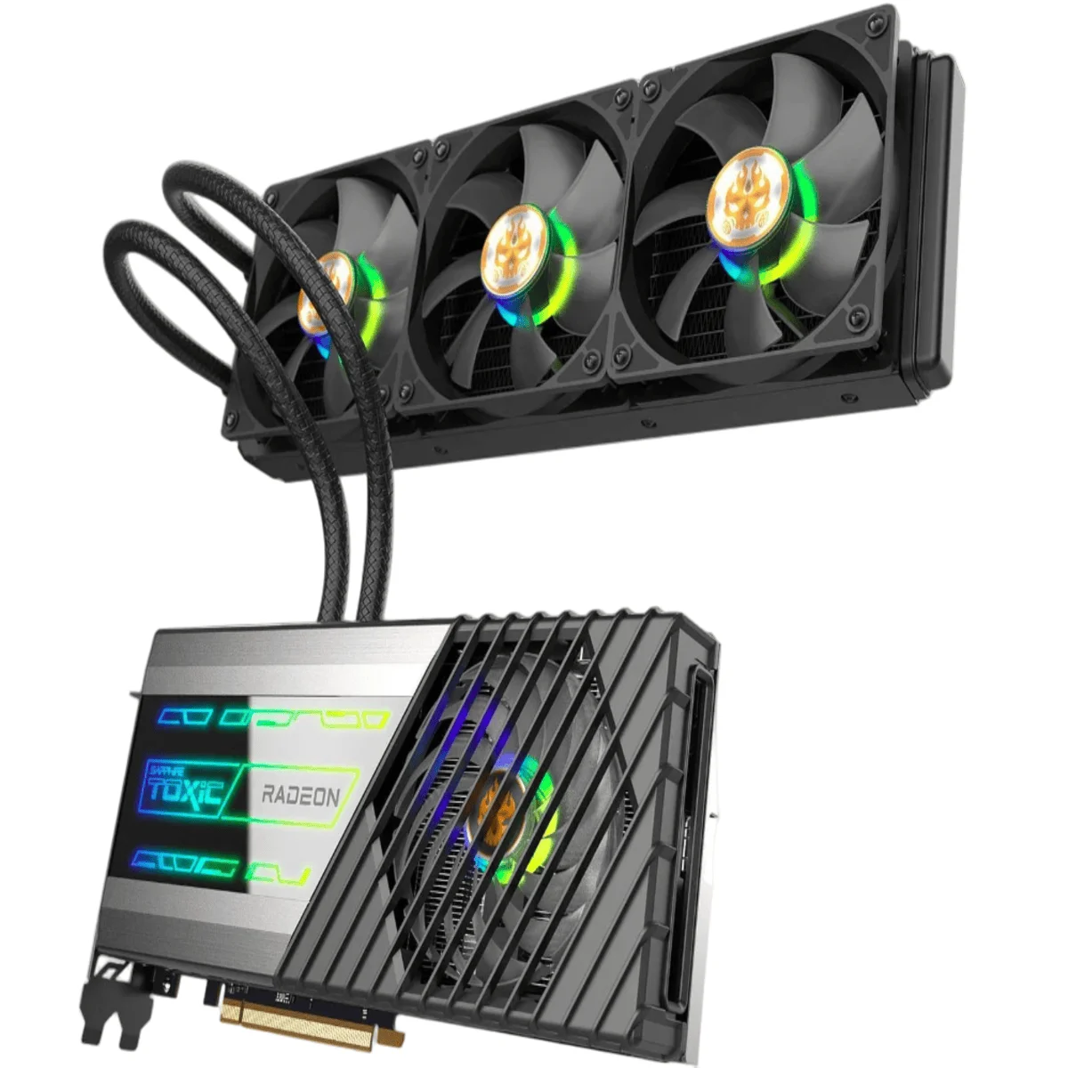 offer - amount + Sapphire's **TOXIC AMD - discount + Radeon RX (6900 XT - features 16GB-GDDR6 / HDMI + triple DisplayPort )