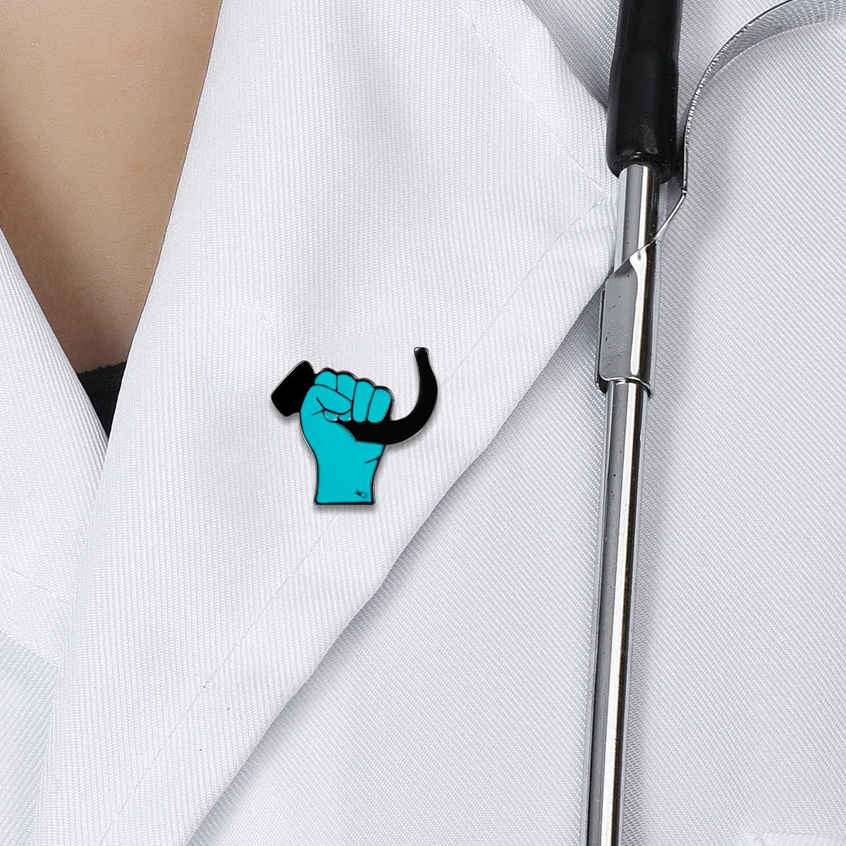 Catuni Intubation ENT Enamel Pins Medical Brooch Medicine Lapel Lanyard Bag Backpack Coat Accessories Gifts for Doctors