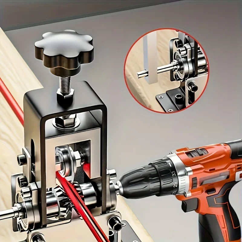 

Easy to use wire stripping machine - adjustable manual crank copper wire stripping machine with adjustable knob, durable steel structure, waterproof and stain resistant, very suitable for electrical work, cable management and durable tools