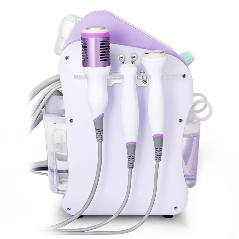 6-in-1 Hydrogen & Oxygen Facial Machine - Bio-Lifting Aquapeel Microdermabrasion for Salon & Home Use - EU Certified Skin Care
