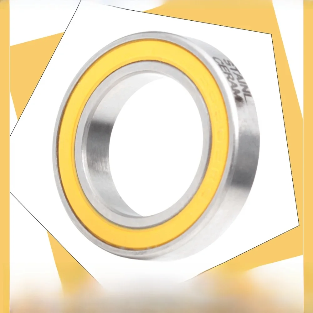 AliExpress FUSHI 6802-2RS Stainless Bearing 15*24*5 mm ( 1 PC ) ABEC-3 6802 RS Bicycle Hub Front Rear Hubs Wheel 15 24 5 Ceramic Balls Bearings