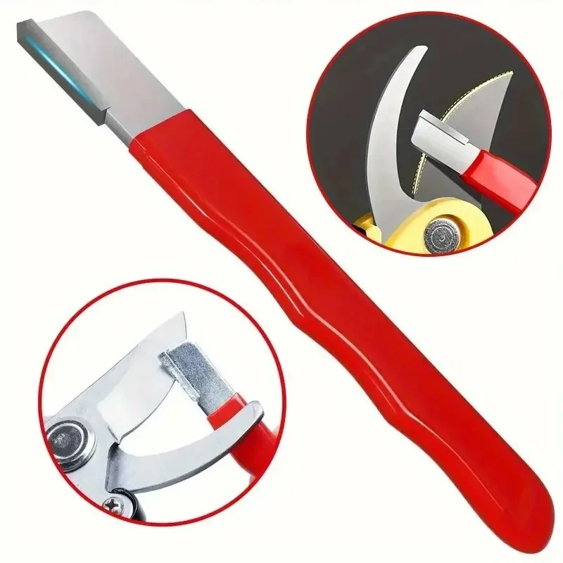 1 PC Sharpener Garden Shears Messy Knife Open Blade Electric Pruning Shaper Tree Fruit Scissors Repair Sharpening Stones