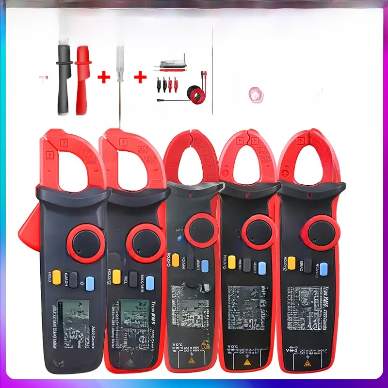 Uni-t UT210E True RMS digitale stroomtang UT210A/B/C/D/E AC/DC stroom/spanning automatisch bereik VFC-condensator Contactloze multimeter - afbeelding 2