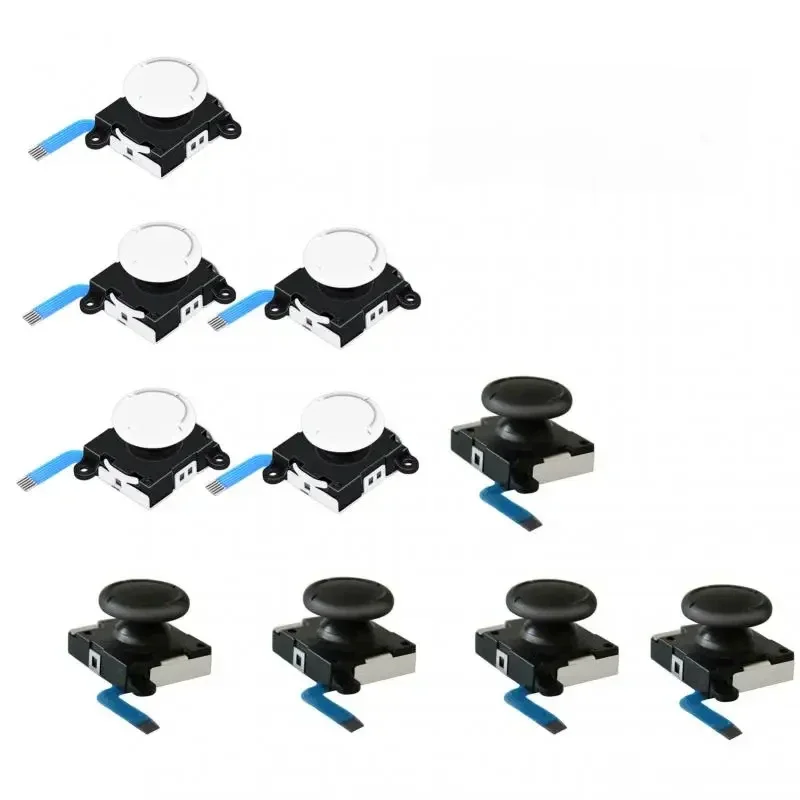 10-częściowy zestaw zamiennych joysticków do Nintendo Switch Oryginalny joystick 3D Analogowy drążek kciuka do kontrolera Joycon Część naprawcza — zdjęcie produktu 7