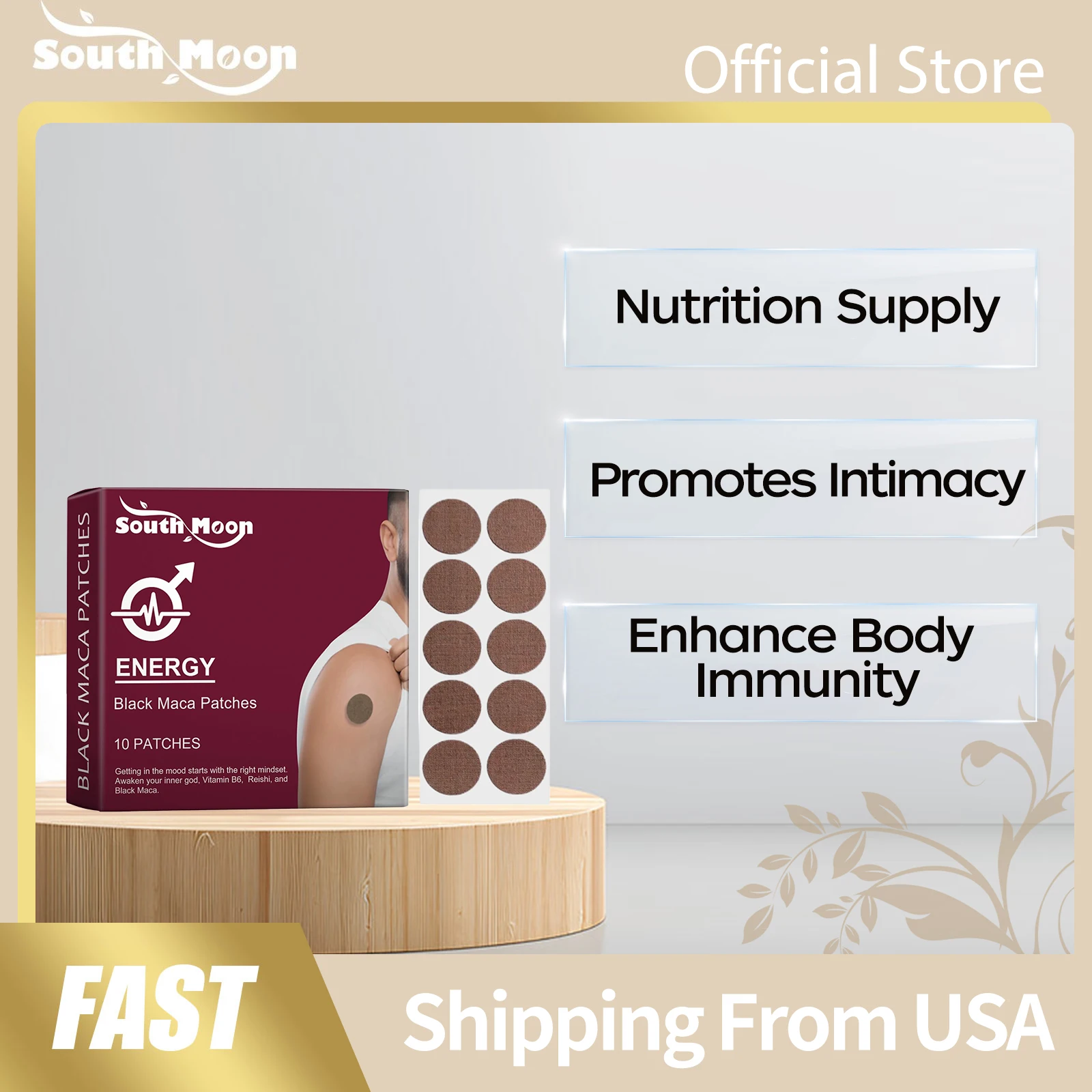 

Пластырь для тела South Moon: снимает усталость, улучшает здоровье, повышает сопротивляемость организма и иммунитет. Научно разработанные патчи для ухода за кожей.