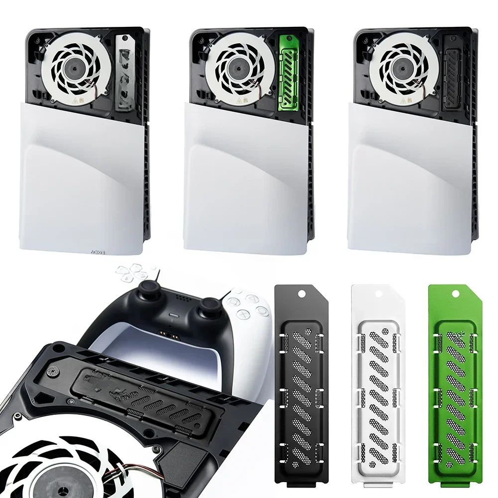 Couvercle anti-poussière pour dissipateur thermique SSD PS5 Slim, fente d'extension M.2 SSD, Solution de Dissipation thermique pour radiateur, trou respirant, boîtier chauffant en métal