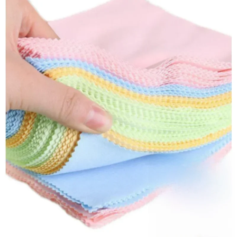 100 pièces de haute qualité Chamois lunettes nettoyant microfibre chiffon de nettoyage pour lentille téléphone écran lingettes de nettoyage accessoire de lunettes