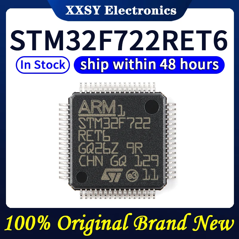 STM32F722RET6 LQFP64 100% 품질, 오리지널 신제품