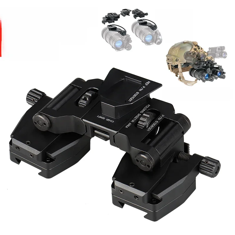 Gratis Verzending PVS14 Nvg Verrekijker Brug Bril Stent Overslaan Rhino Mount Nvg Armen Mount Voor L4 G24 Montage Helm Snelle mount - afbeelding 2