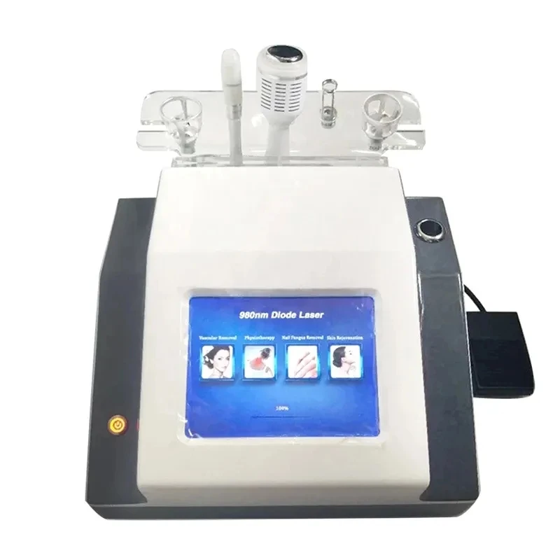 BEST 30W 4 in 1 980nm diode laser vascular removal machine remove spider veins 980 diode laser blood vessels removal Nail Fungus