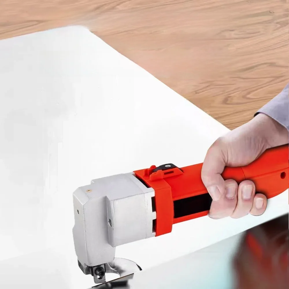 580W Electric Sheet Metal Shear Snip 2.5mm Handheld Electric Scissors for Cutting Iron Soft Steel Plates Metal Board