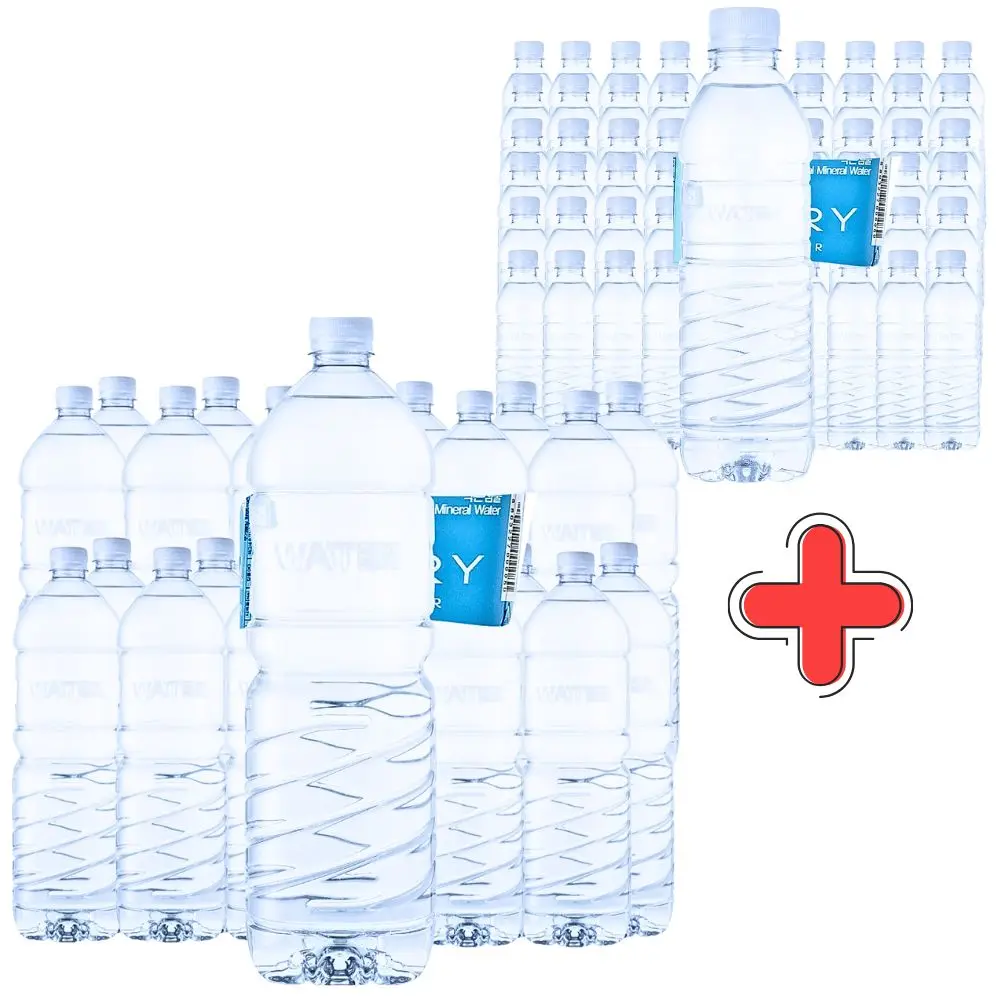 1 + 1 The Brie water Moor Bell water 2L X 12 bottles + 500ML X 20 bottle water spring S