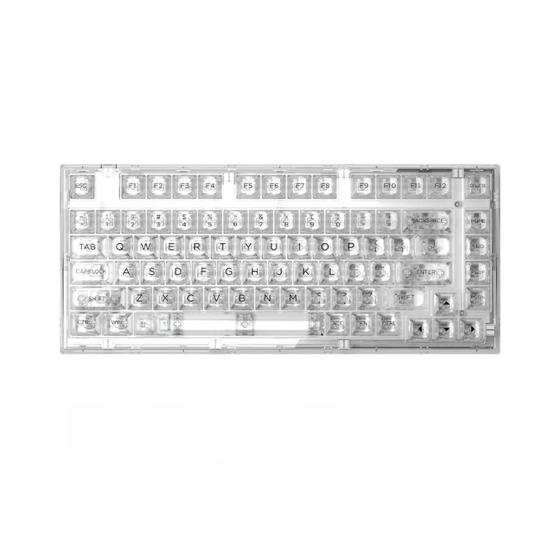 FL ESPORTS Q75 Teclado Mecânico Tri-Mode 82 teclas Hot-Swappable Junta Mount RGB Backlit Gaming