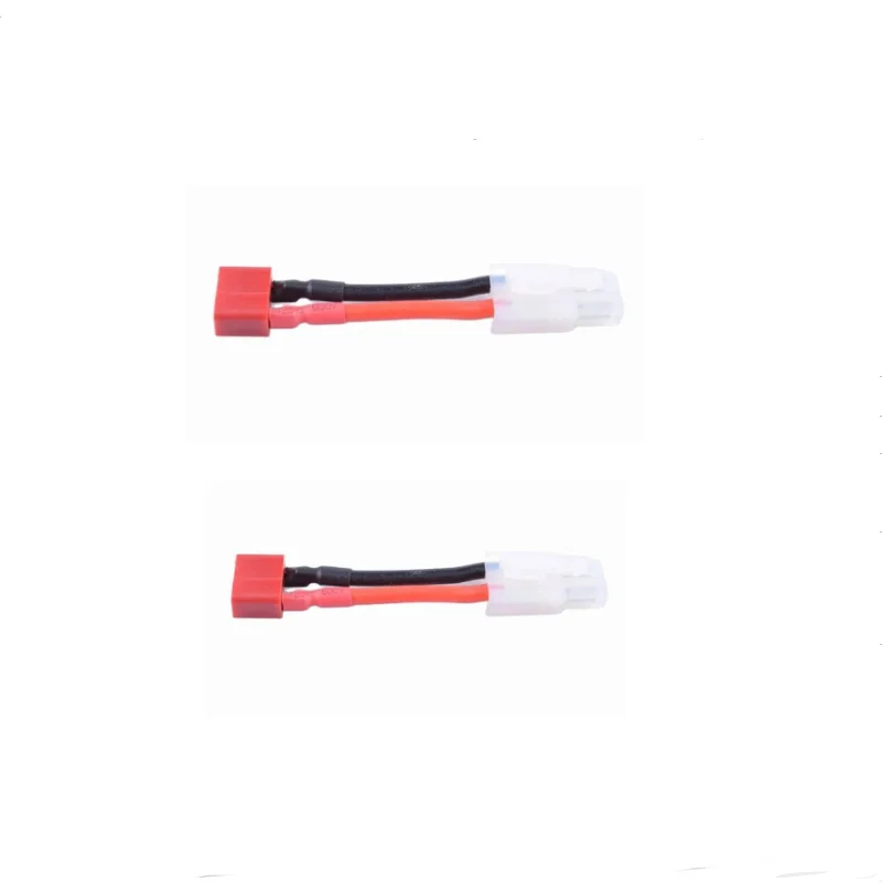 2 pcs Male Tamiya To Female T-Plug /Deans Battery Adapter 14awg RC Battery Charging Cable 40mm