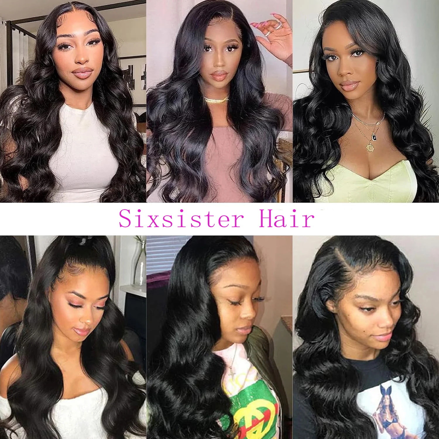 Körperwelle, 3 Bundles mit Frontal, Echthaar-Bündel mit 13 x 4 Spitzen-Frontal, natürliches schwarzes, gewelltes Haar, reines Haar, 13 x 4 Frontal – Detail 15