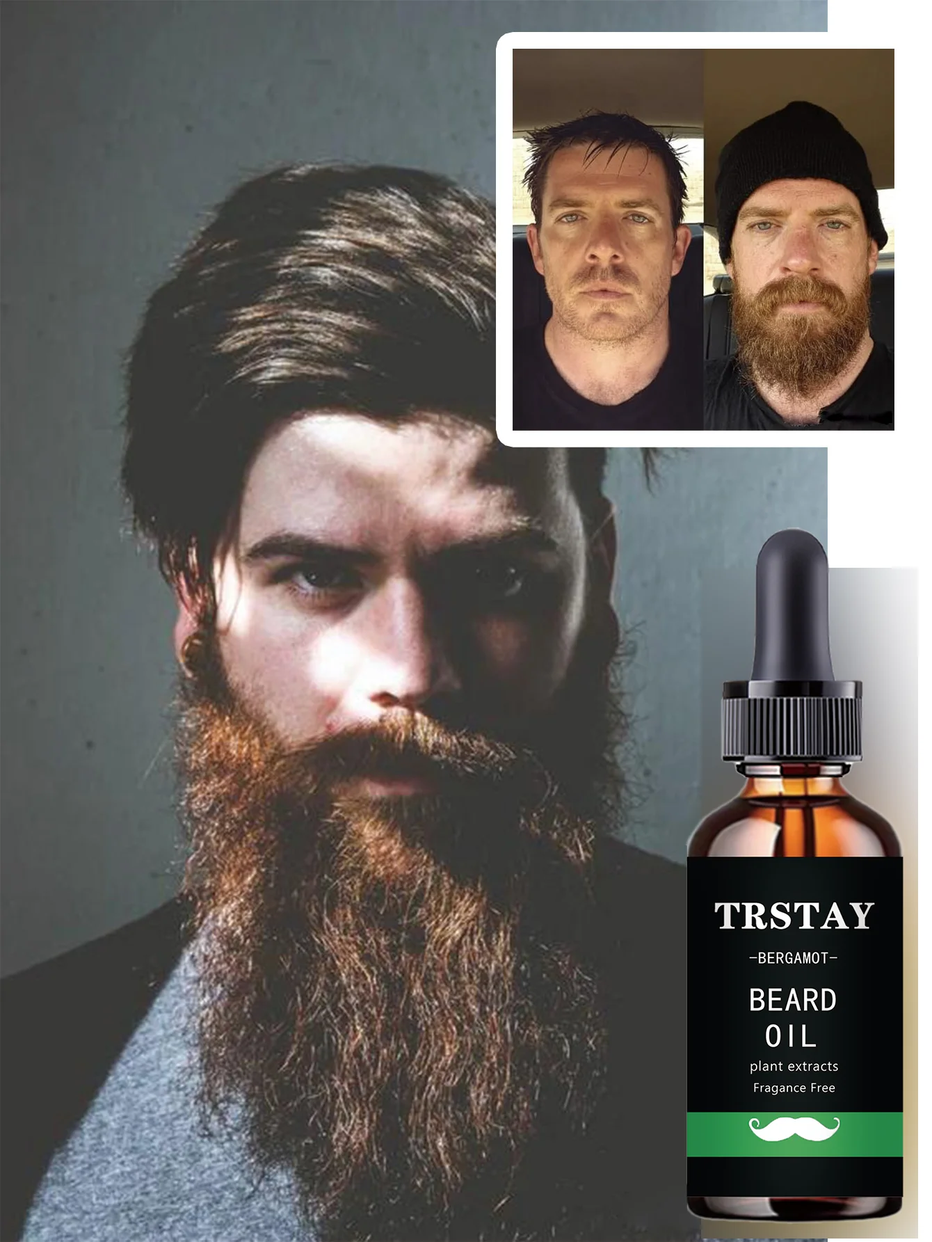 Moisturizing Beard Growth Essential Oil for Men Natural Nourishing Formula Enhance Toughness Reduce Fracture Balance Skin Oil Se - Image 5