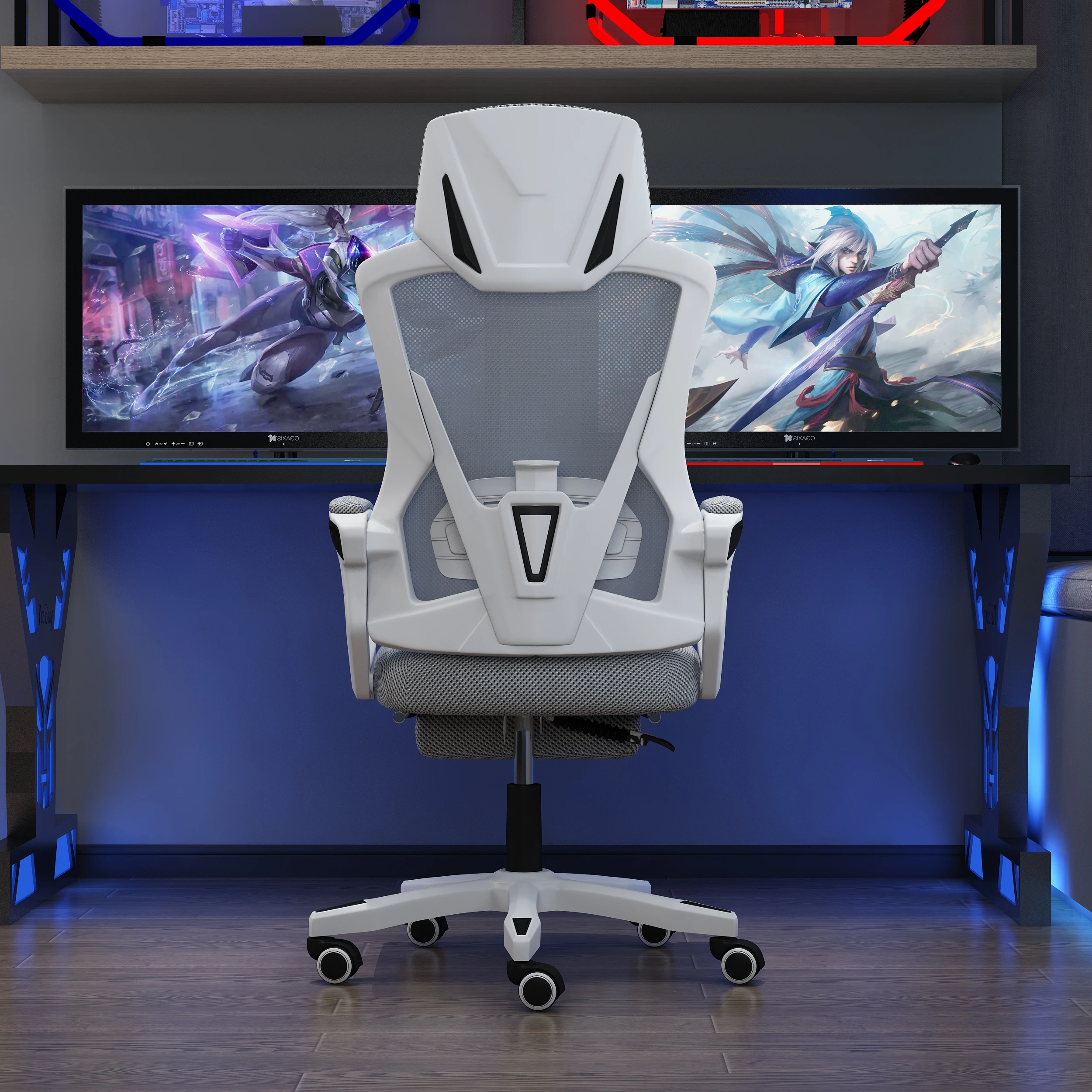 Silla De oficina Ergonomica Giratoria Con Respaldo Reclinable Gamer