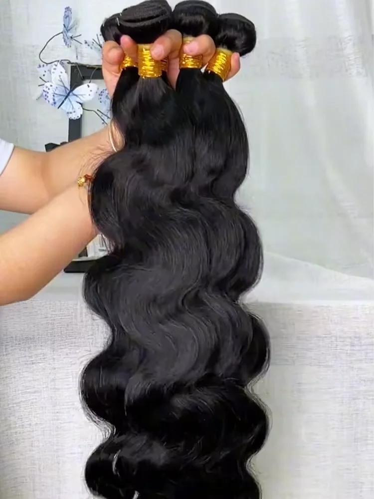 

Объемная волна, 30 32 дюйма, перуанский Remy, необработанные, необработанные, 100% человеческие волосы, волнистые, двойные наращивания, 3/4 пучка