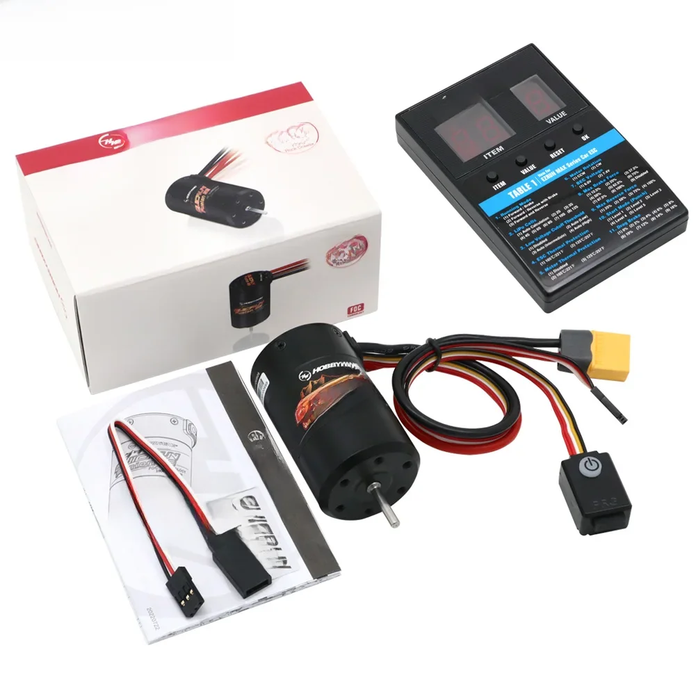 Hobbywing QuicRun Fusion SE 1200KV / 1800KV Sensored Borstelloze Motor Ingebouwde 40A ESC 2 in 1 Waterdicht Voor 1/10 1/8 RC Auto deel - afbeelding 2